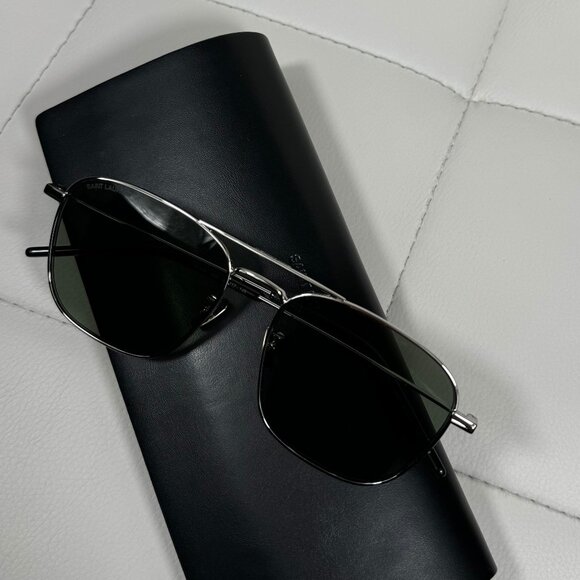 Saint Laurent Sl 309 Aviator Sunglasses - Picture 2 of 4